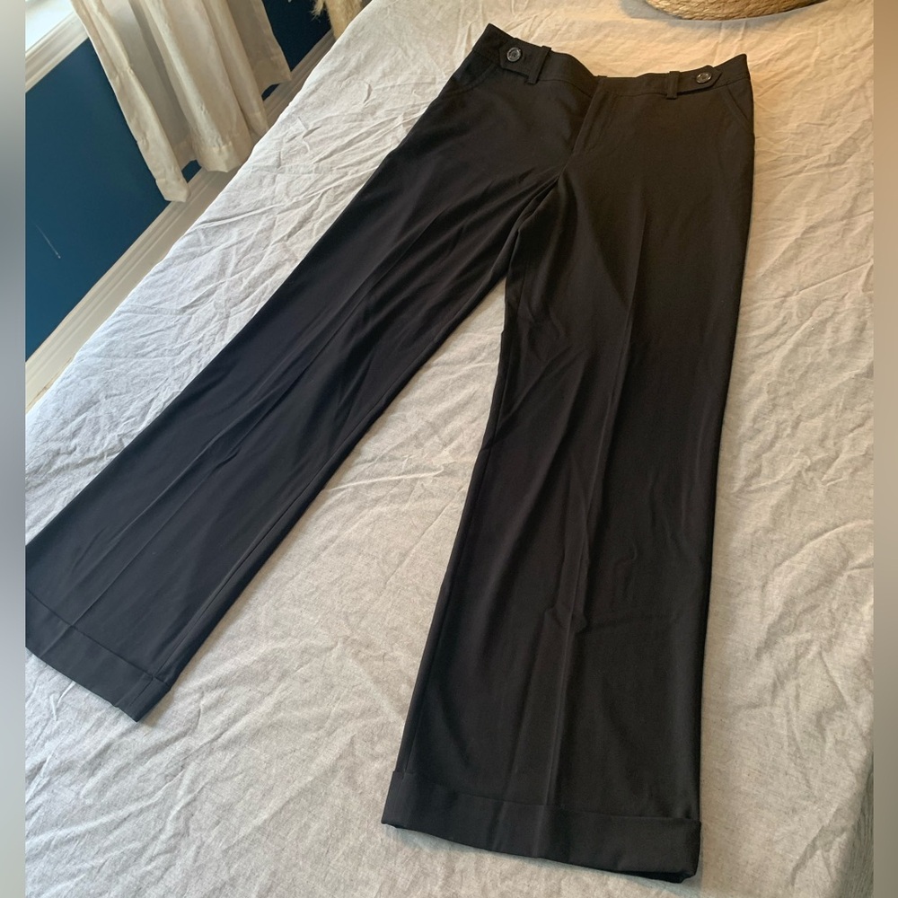 Merona 8 Women's Elegant Black Trousers